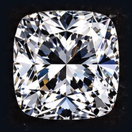 Cushion cut lab-grown diamond
