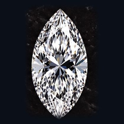 Marquise cut lab-grown diamond